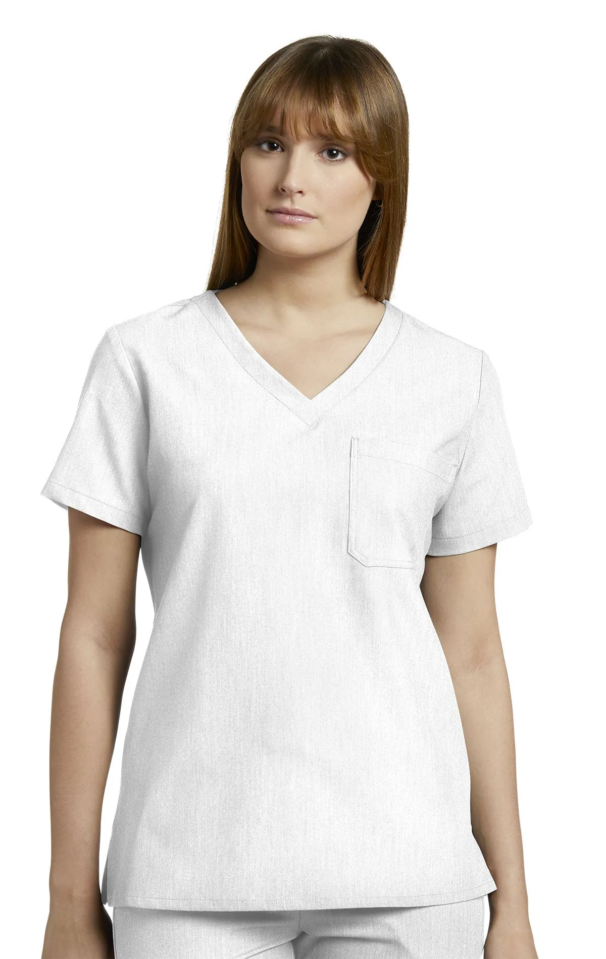 794 V-Tess One Pocket V-Neck Top