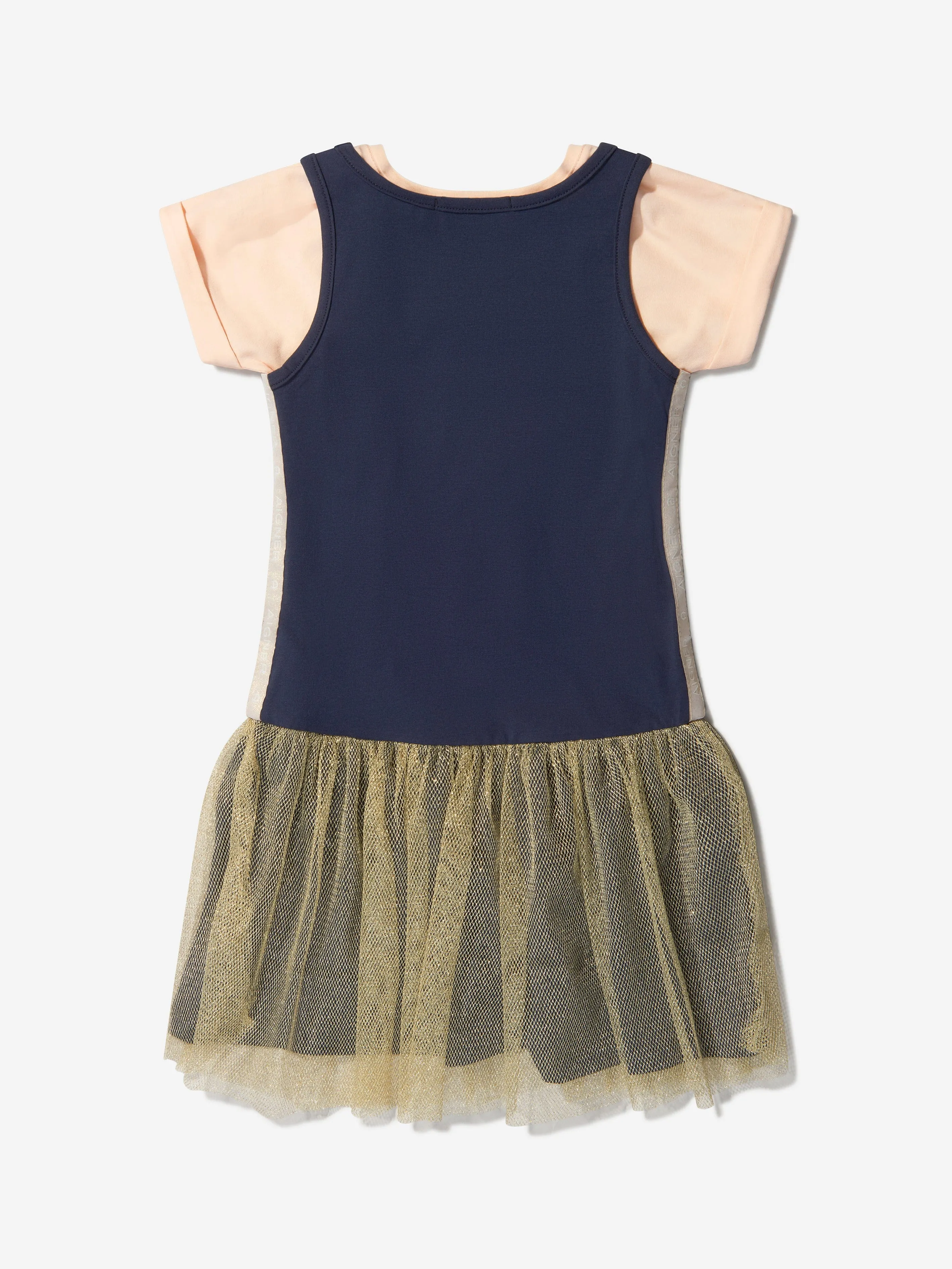 Aigner Girls Cotton Logo Dress And Top Set (2 Piece)