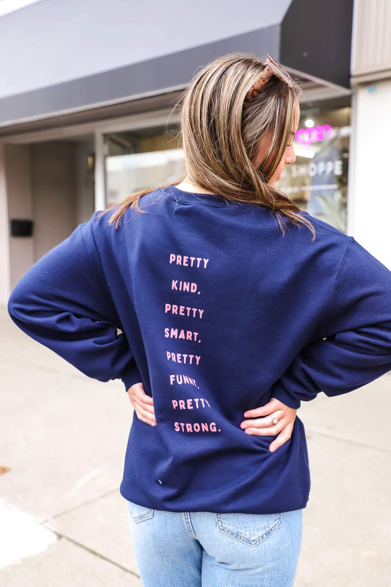 Aim to be Pretty Crewneck