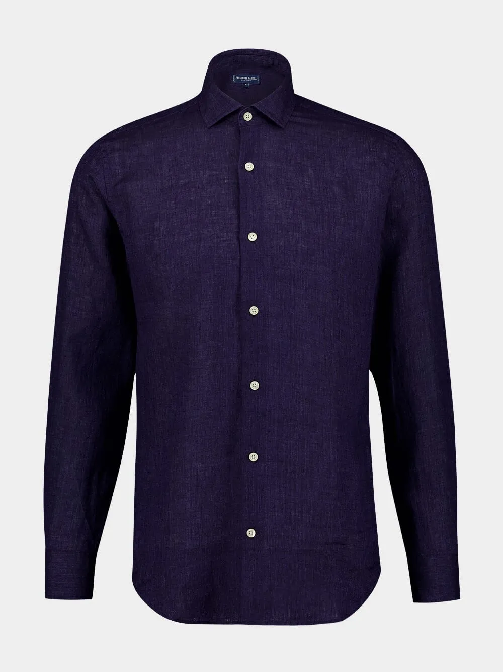 Antonio Midnight Blue Linen Shirt