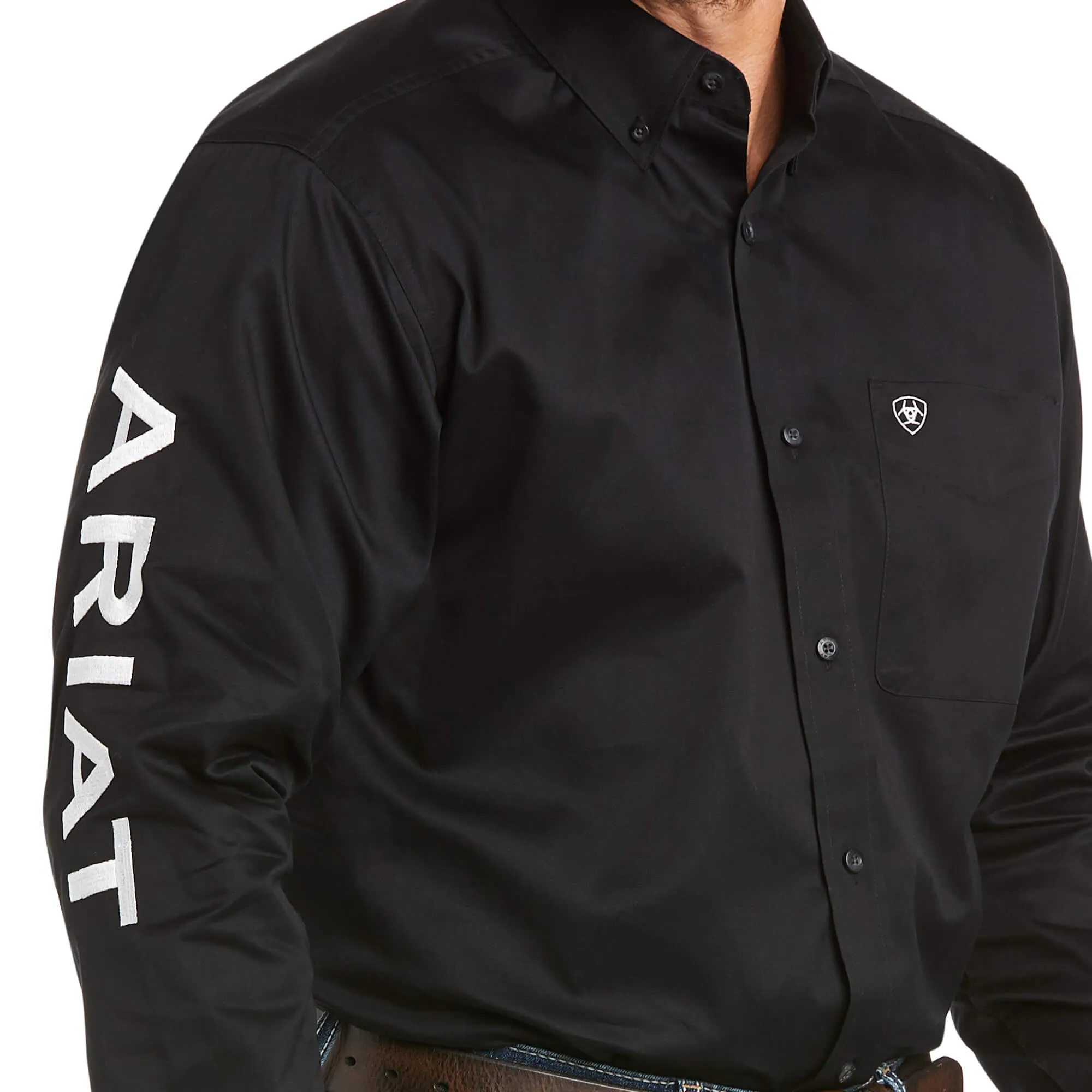 ARIAT TEAM LOGO TWILL CLASSIC LONG SLEEVE SHIRT