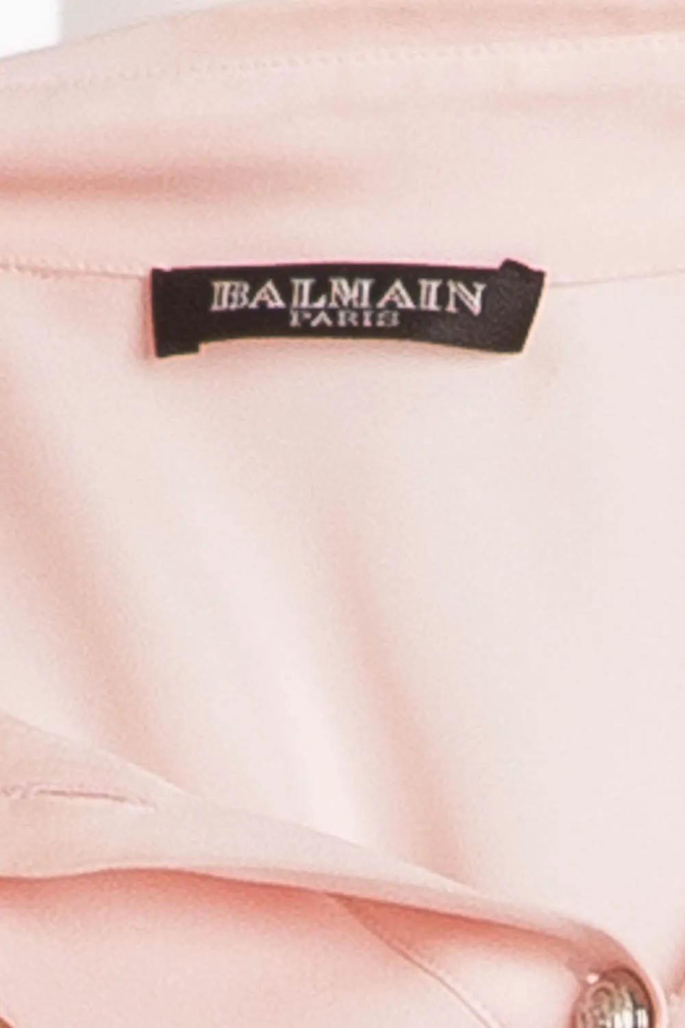 Balmain - Long Sleeve Pink Button Up Shirt - FR 38