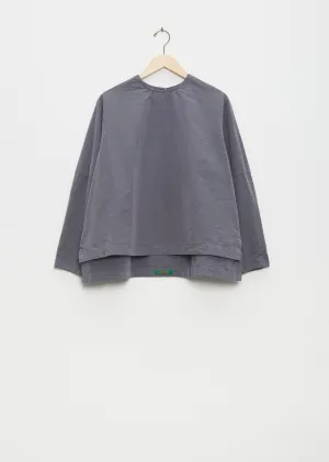 Biggy Simple Cotton Top — Graphite