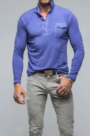 Cafe Paco LS Polo Shirt In Lavender