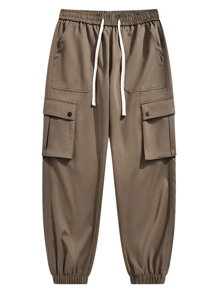 Casual Pocket Twill Legging Cargo Pants