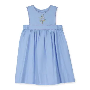 Clara Dress -- Liberty Blue w/ Partridge