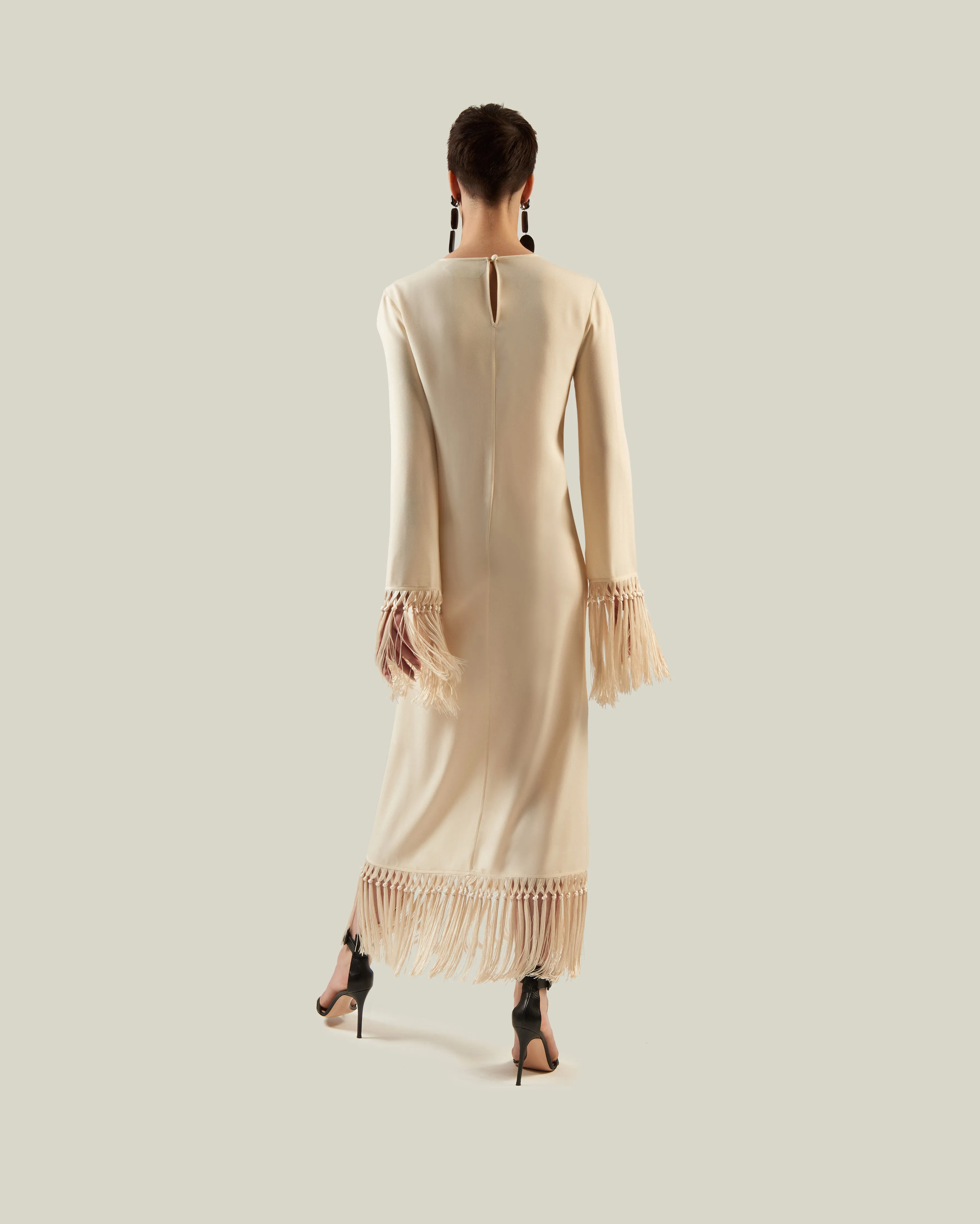 Claudia Venti Dress in Ivory