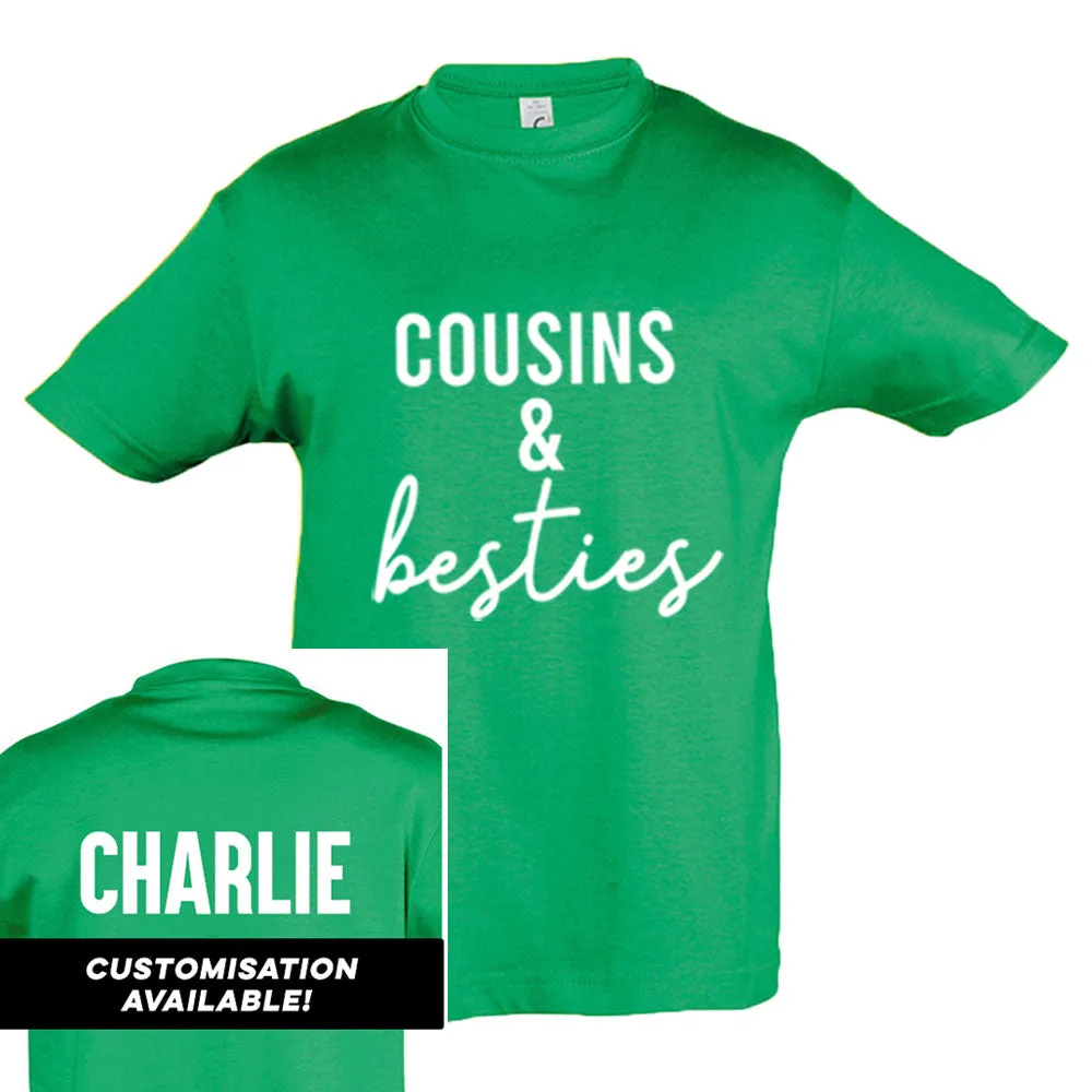 Cousins & Besties Matching Kelly Green Tees (MRK X)