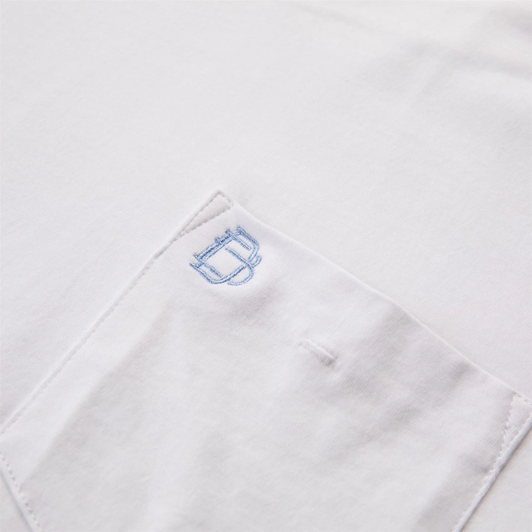 Dewey Pocket Tee White - 2025