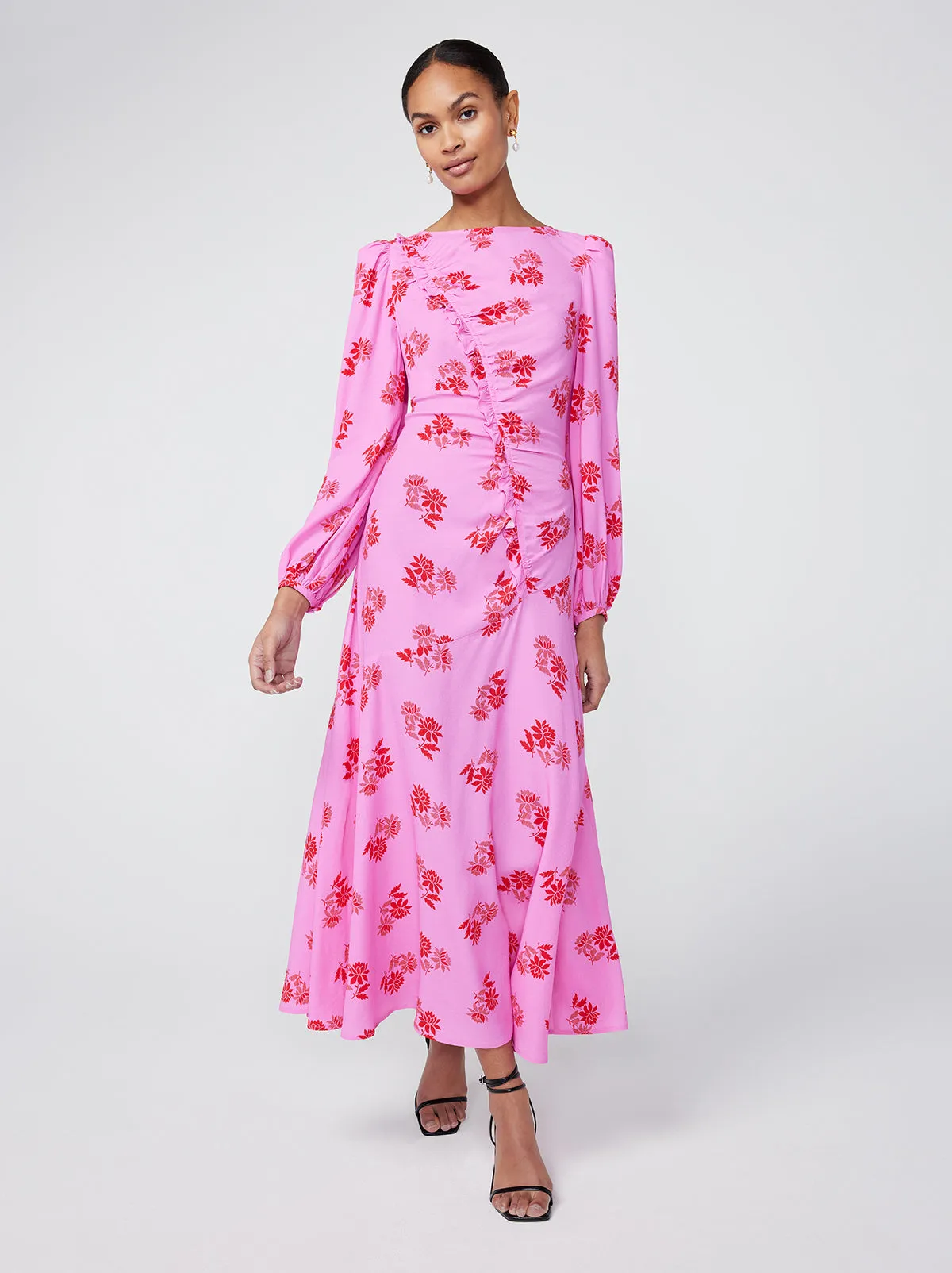 Dorothy Pink Floral Maxi Dress