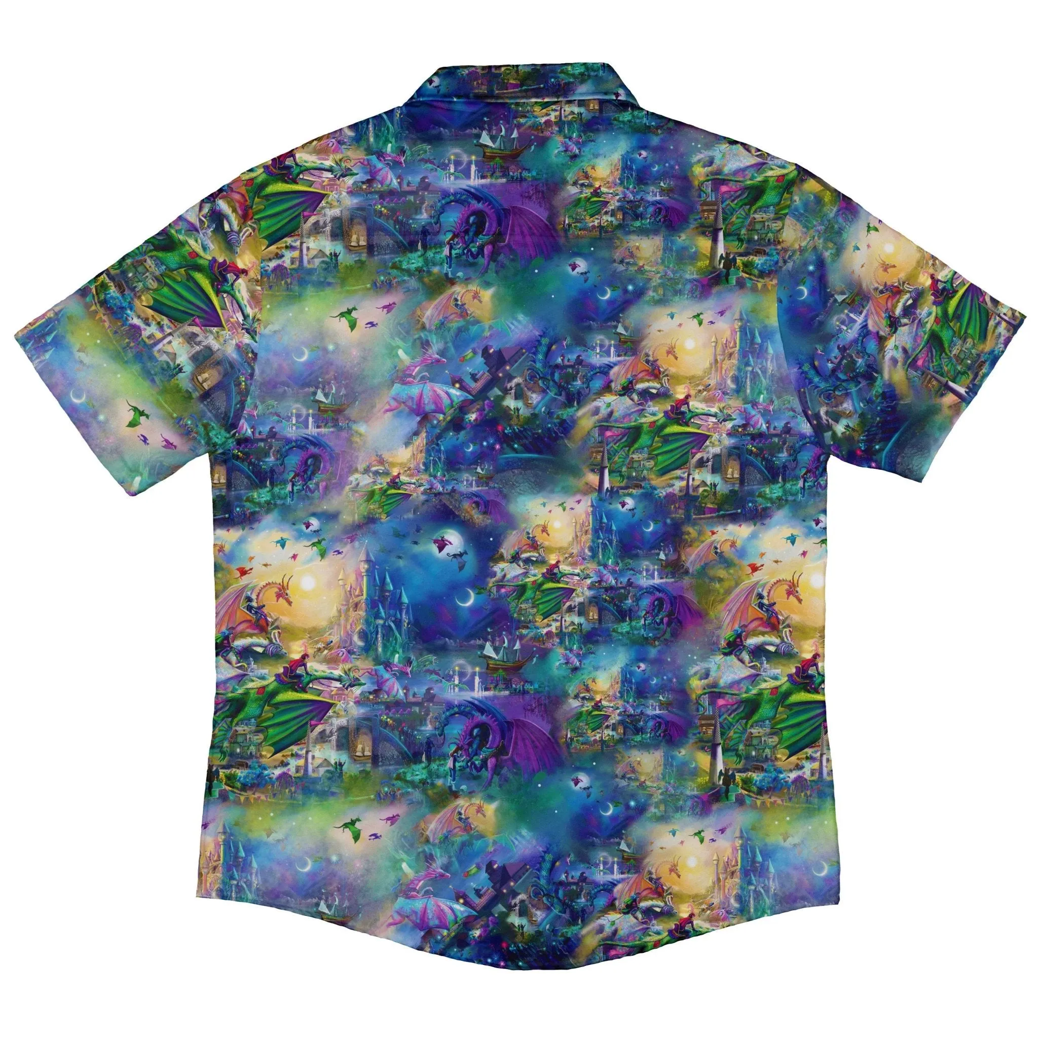 Dragon Chase Button Up Shirt