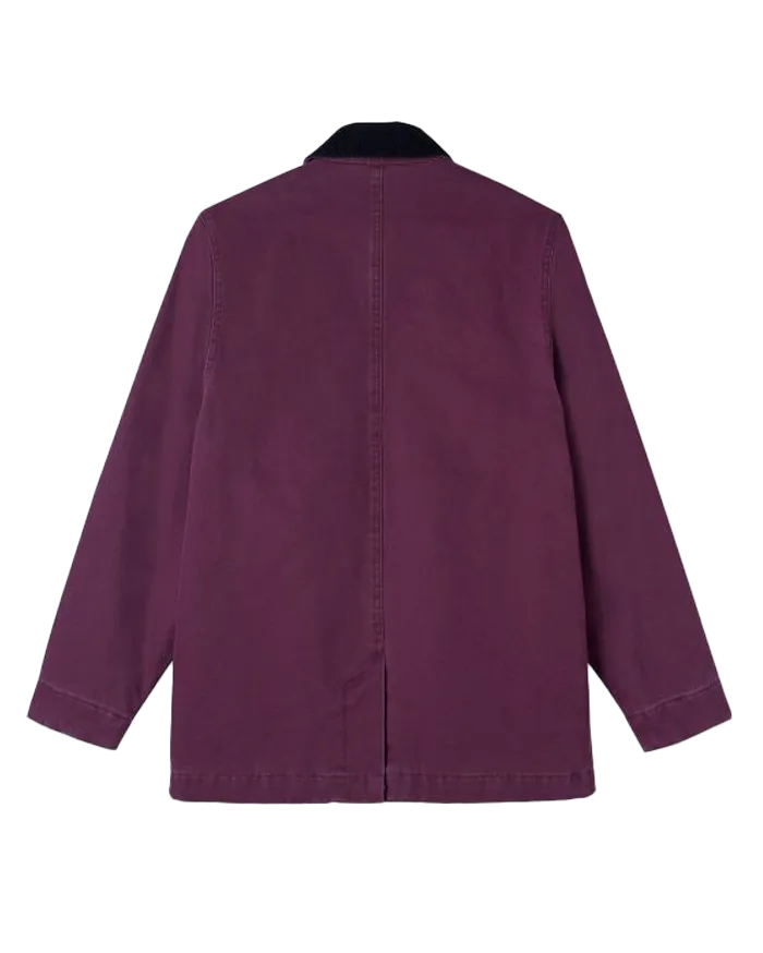 Duck Canvas Chore Jacket in Grape Wine