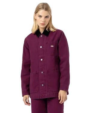 Duck Canvas Chore Jacket in Grape Wine