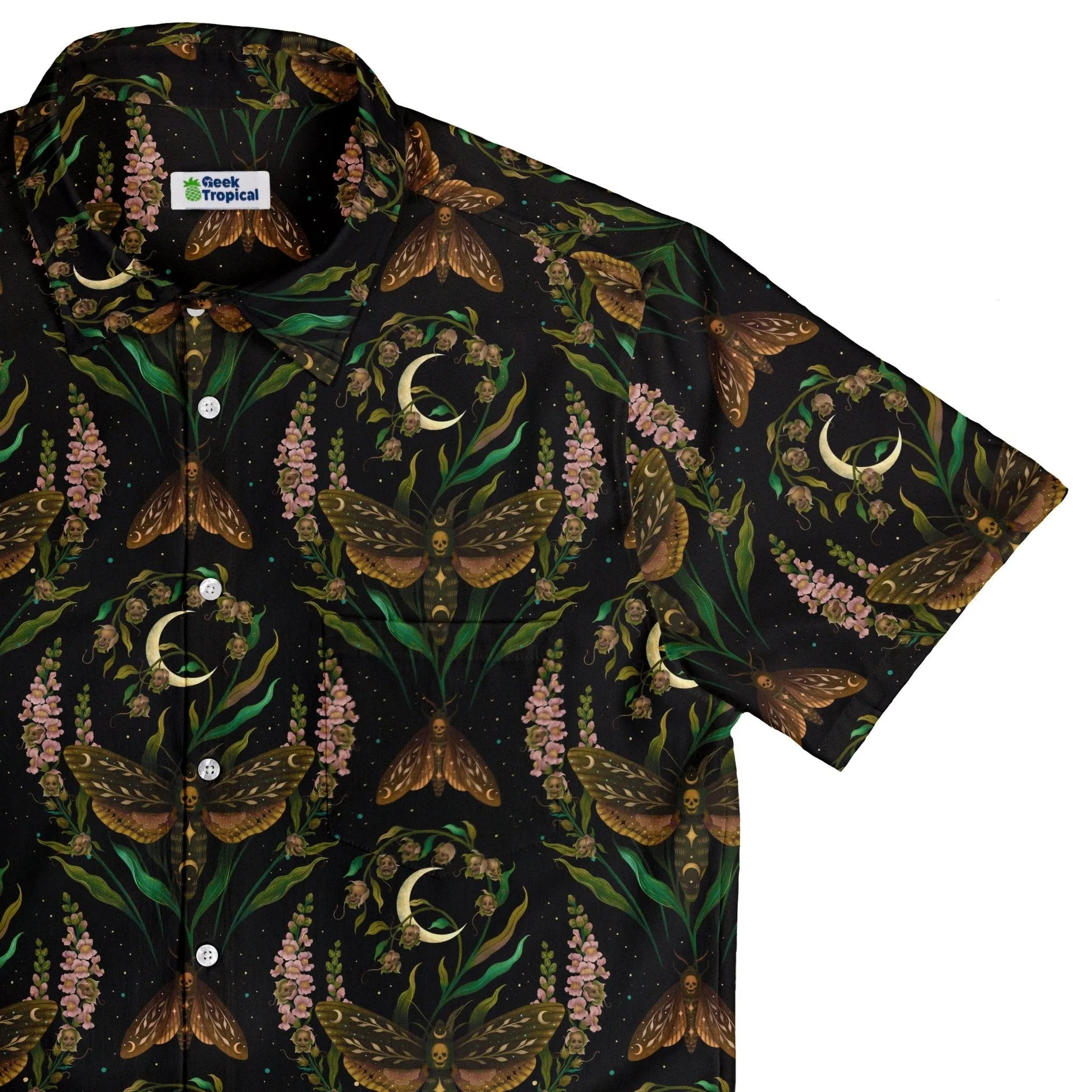 Episodic Death Moth Flow Button Up Shirt
