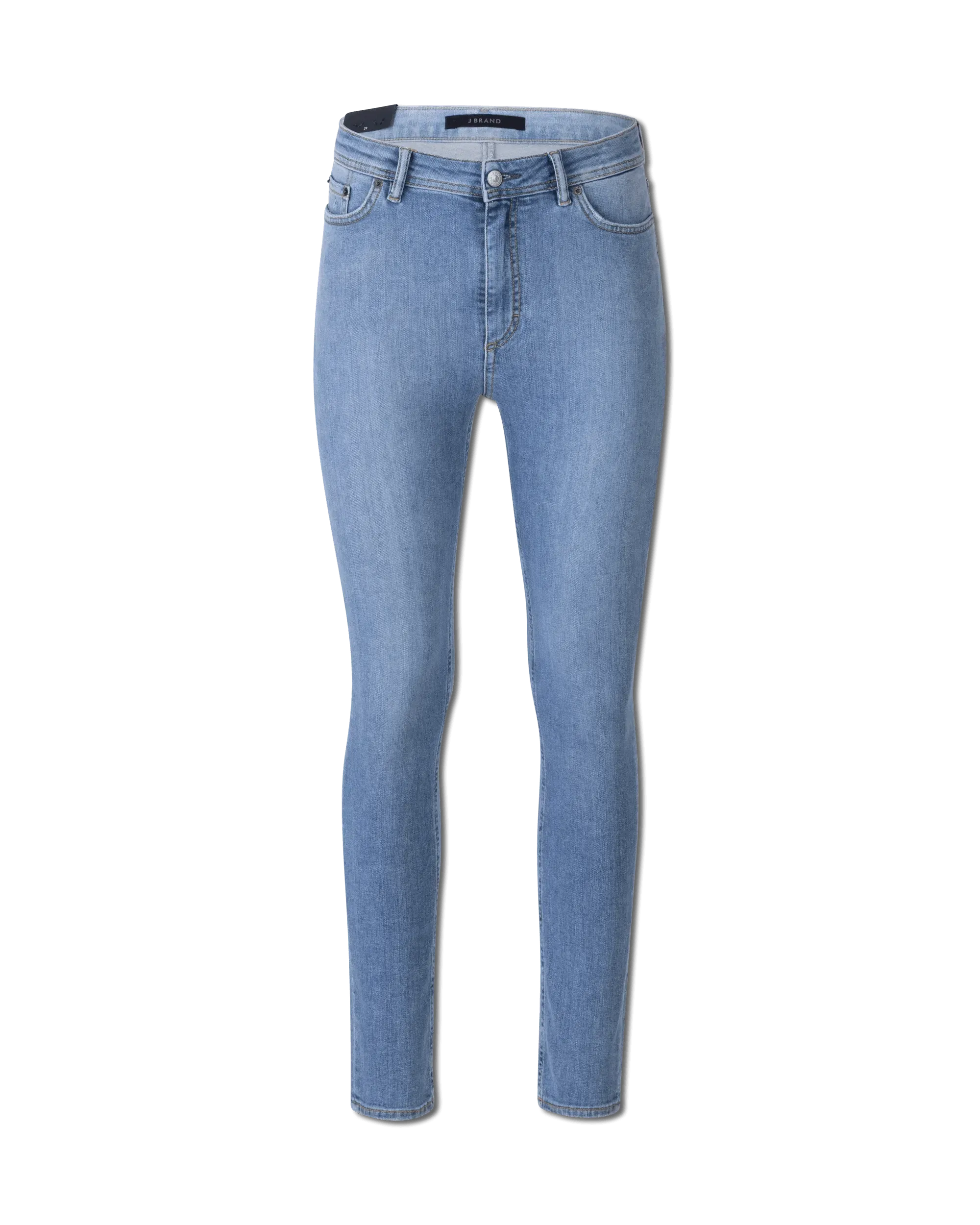 Five-Pocket Mid-Rise Skinny Jeans