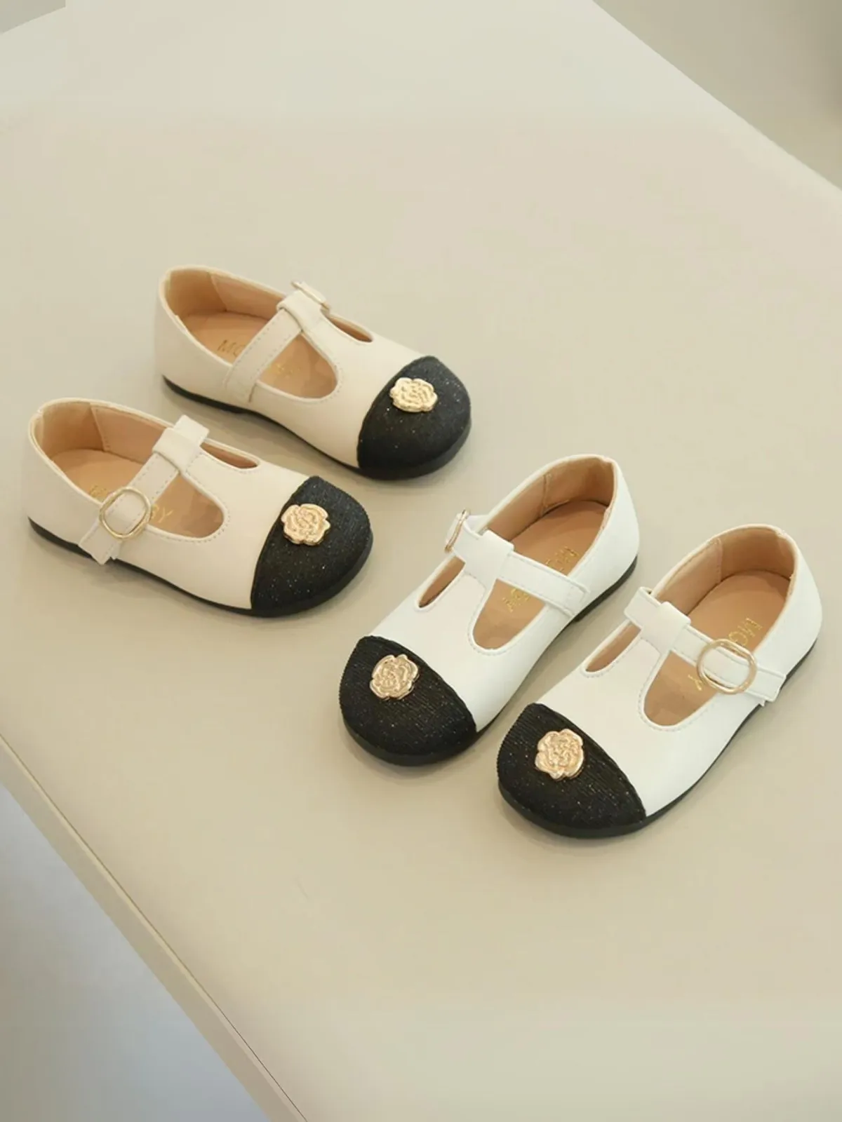 Girls Elegant Buckle Mary Jane Shoes by Liv and Mia