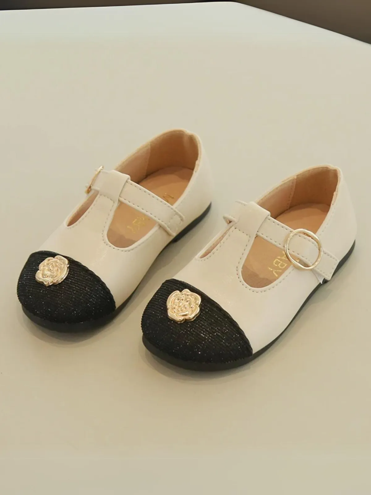 Girls Elegant Buckle Mary Jane Shoes by Liv and Mia