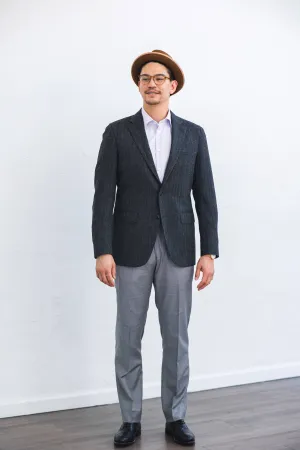 Grey Herringbone Sport Coat