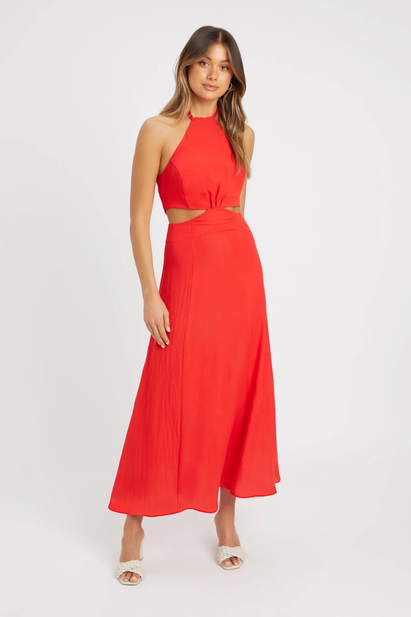 Hayman Cut Out Midi Dress