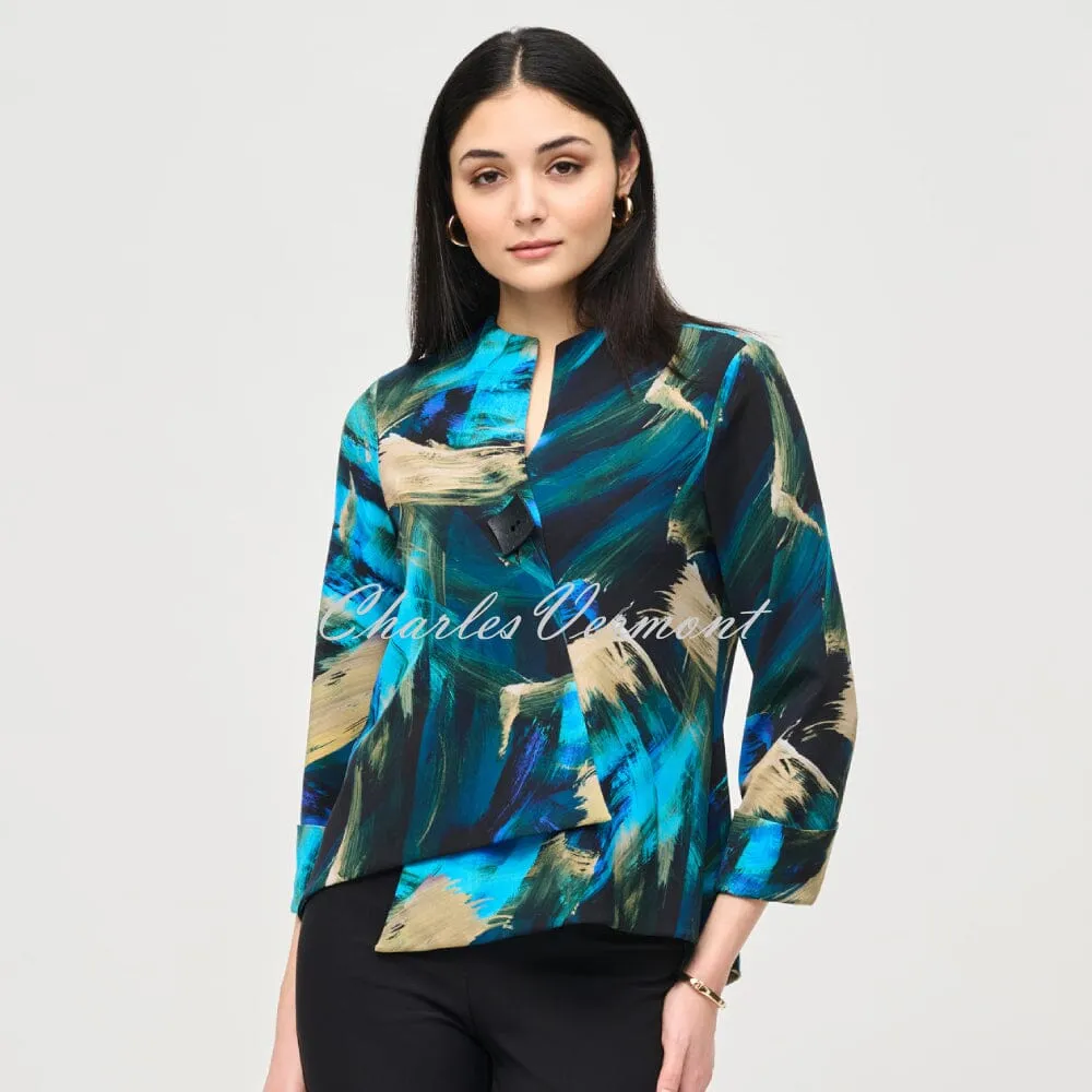 Joseph Ribkoff Abstract Print Swing Jacket - Style 243328