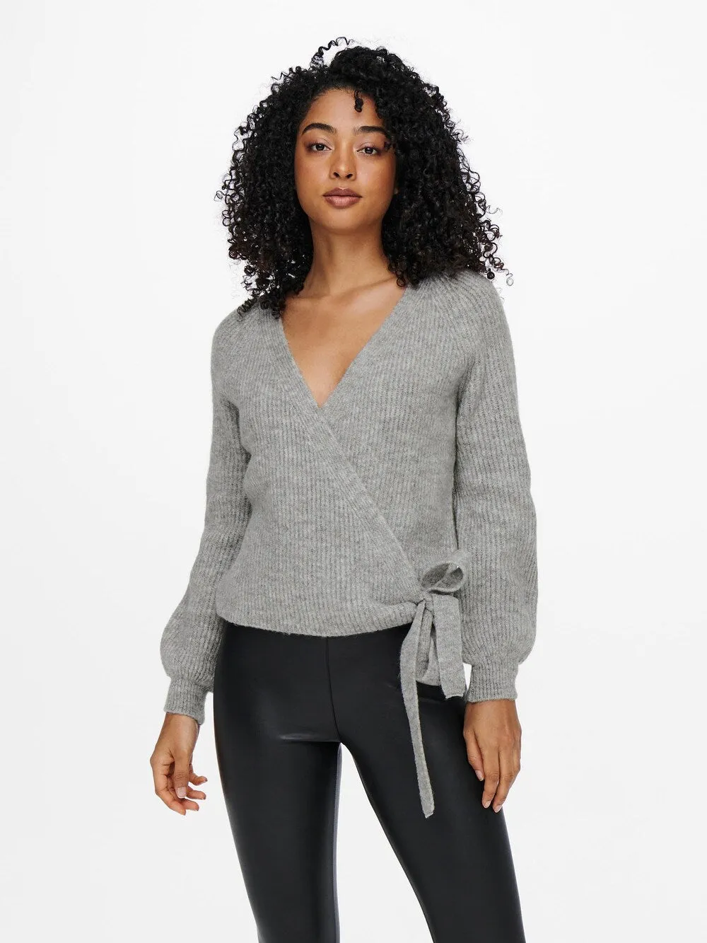 Knitted cardigan ONLY, motley gray