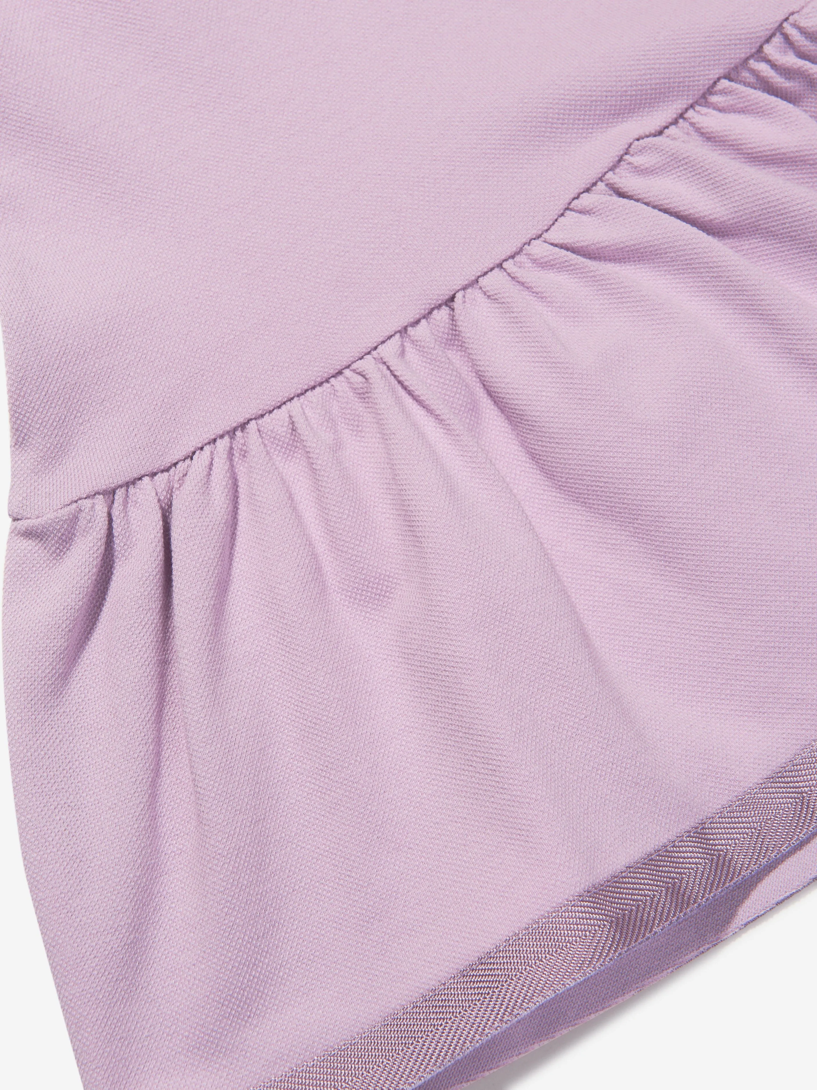 Moncler Enfant Girls Polo Dress in Lilac