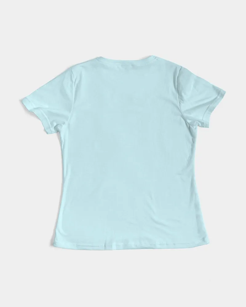 Ocean Blue Flamingos Women's Tee