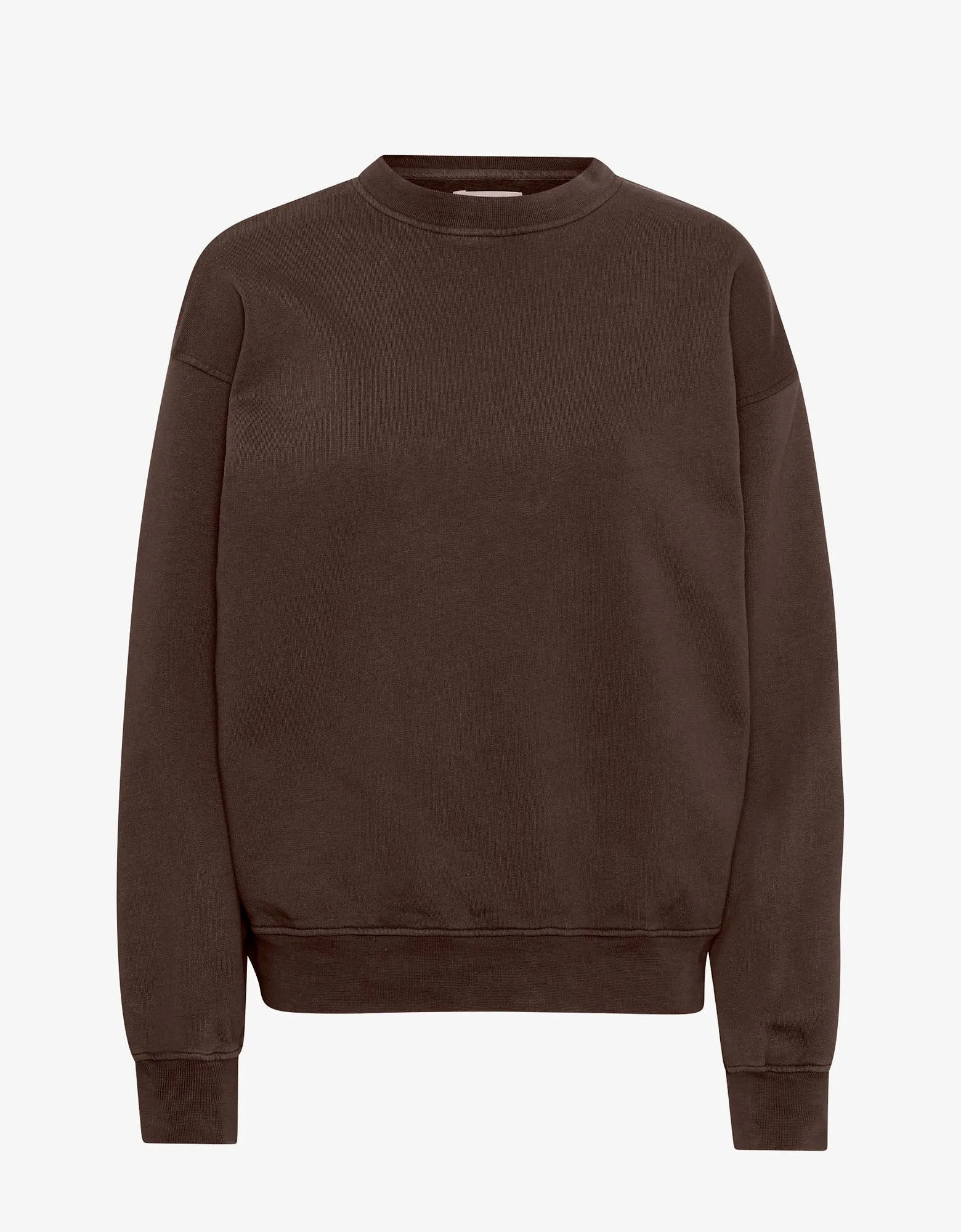 Organic Oversized Crew - Coffee Brown