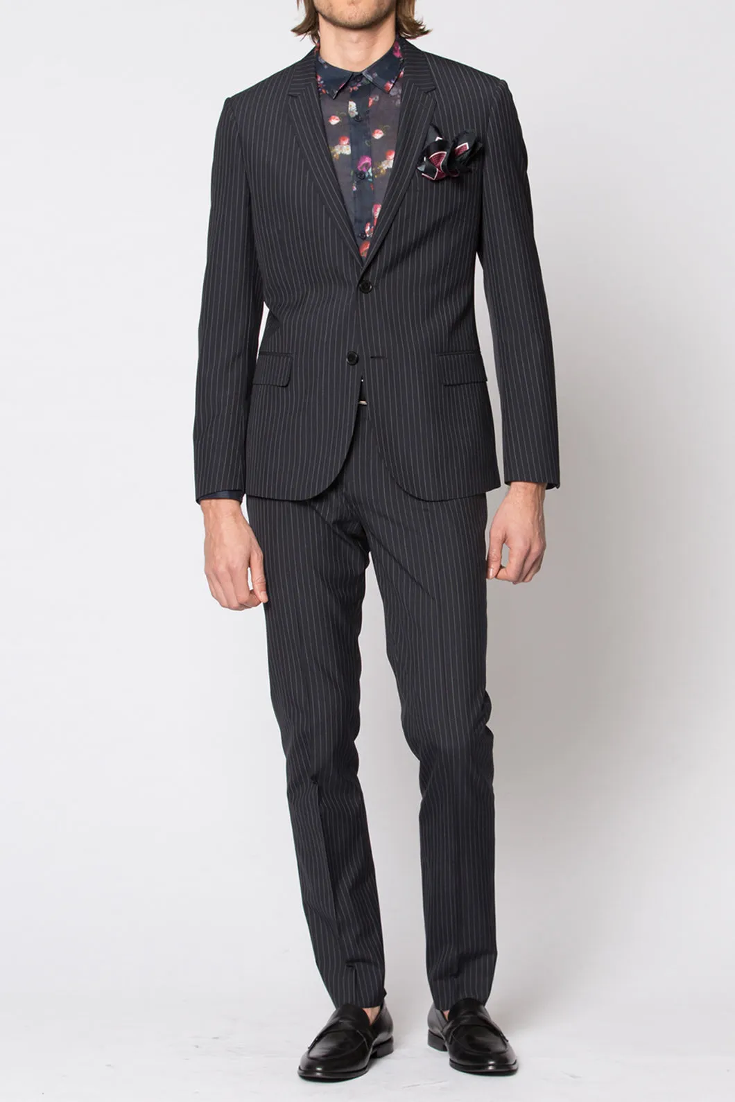 Pinstripe Suit Jacket