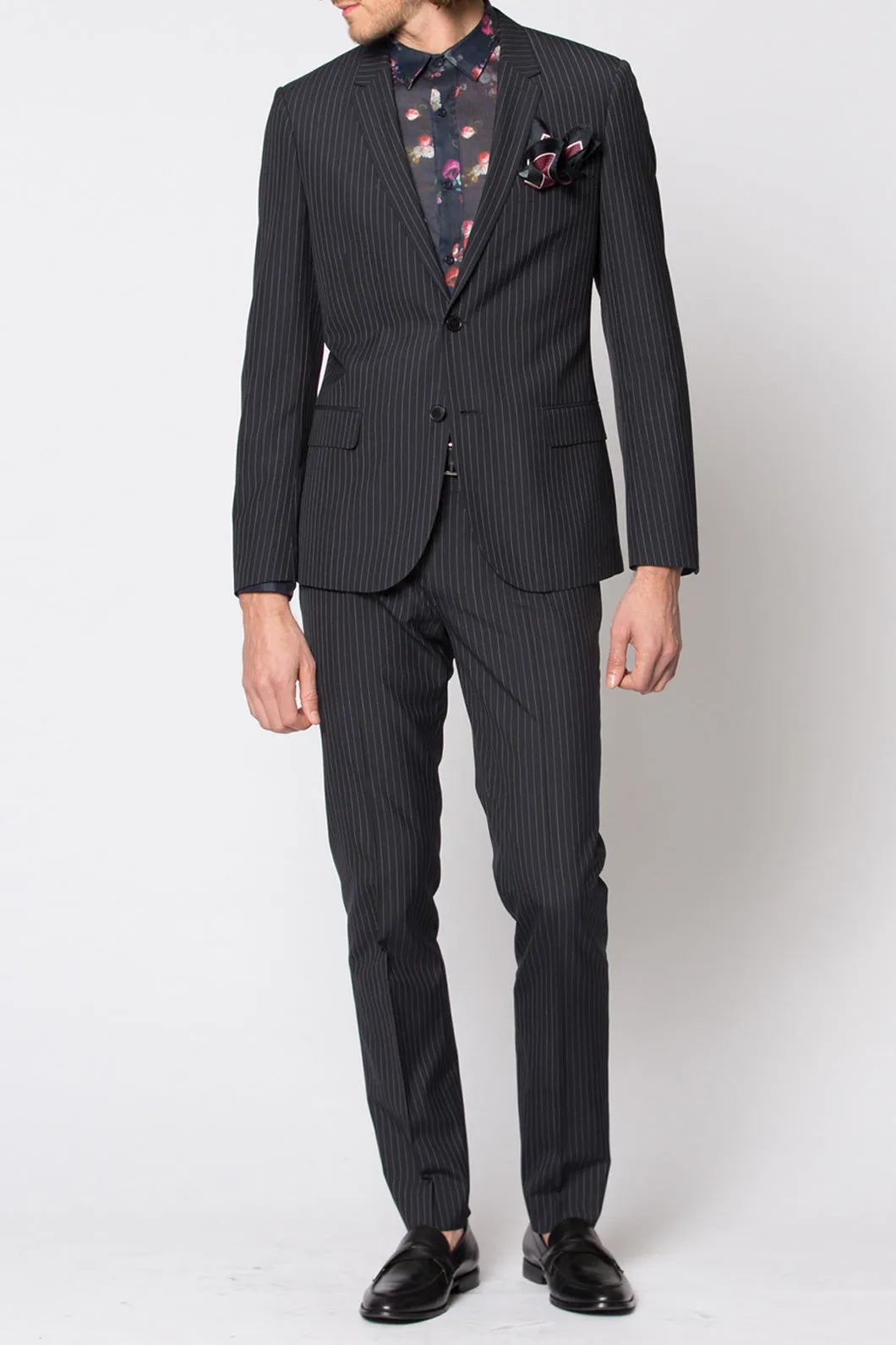 Pinstripe Suit Jacket