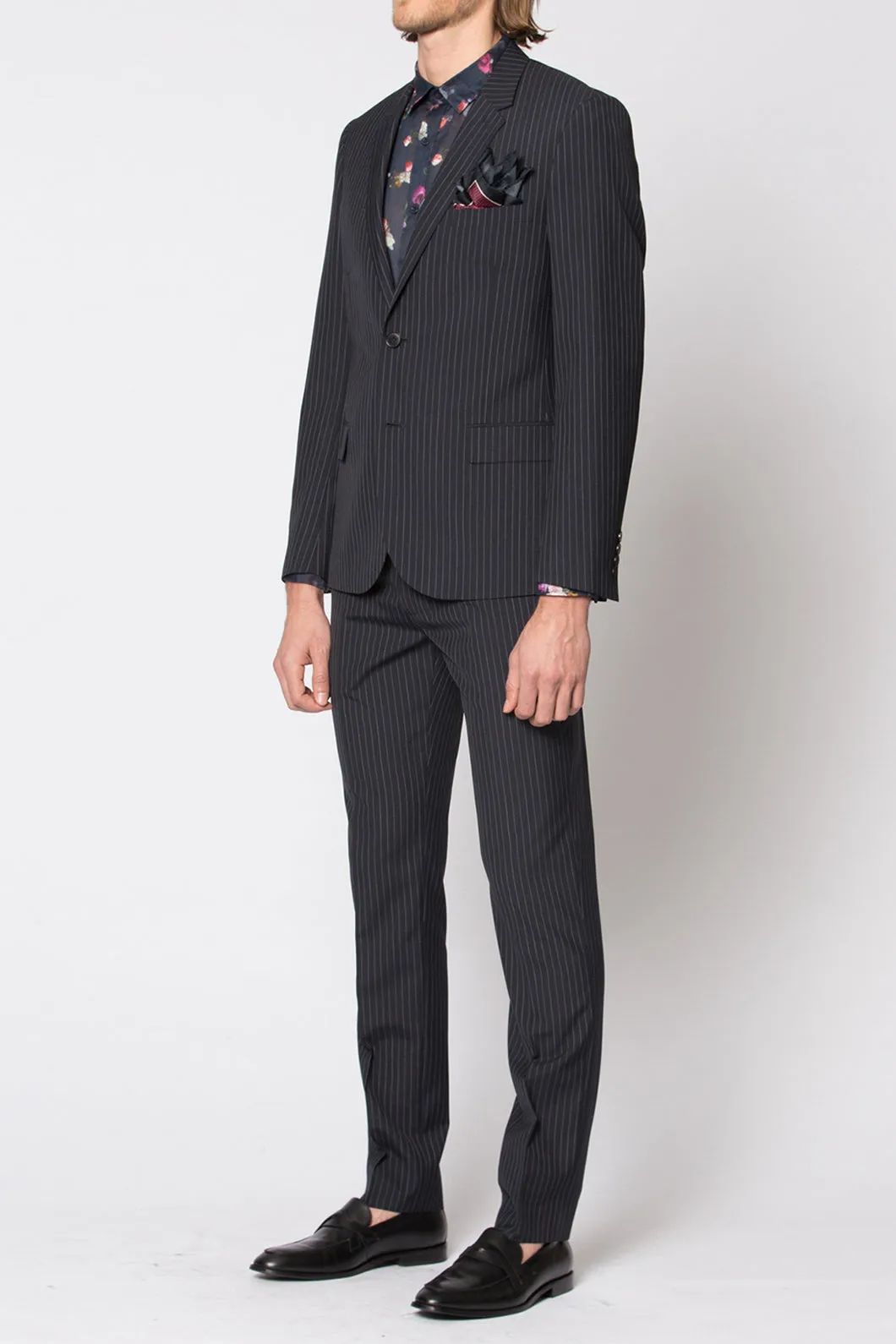 Pinstripe Suit Jacket