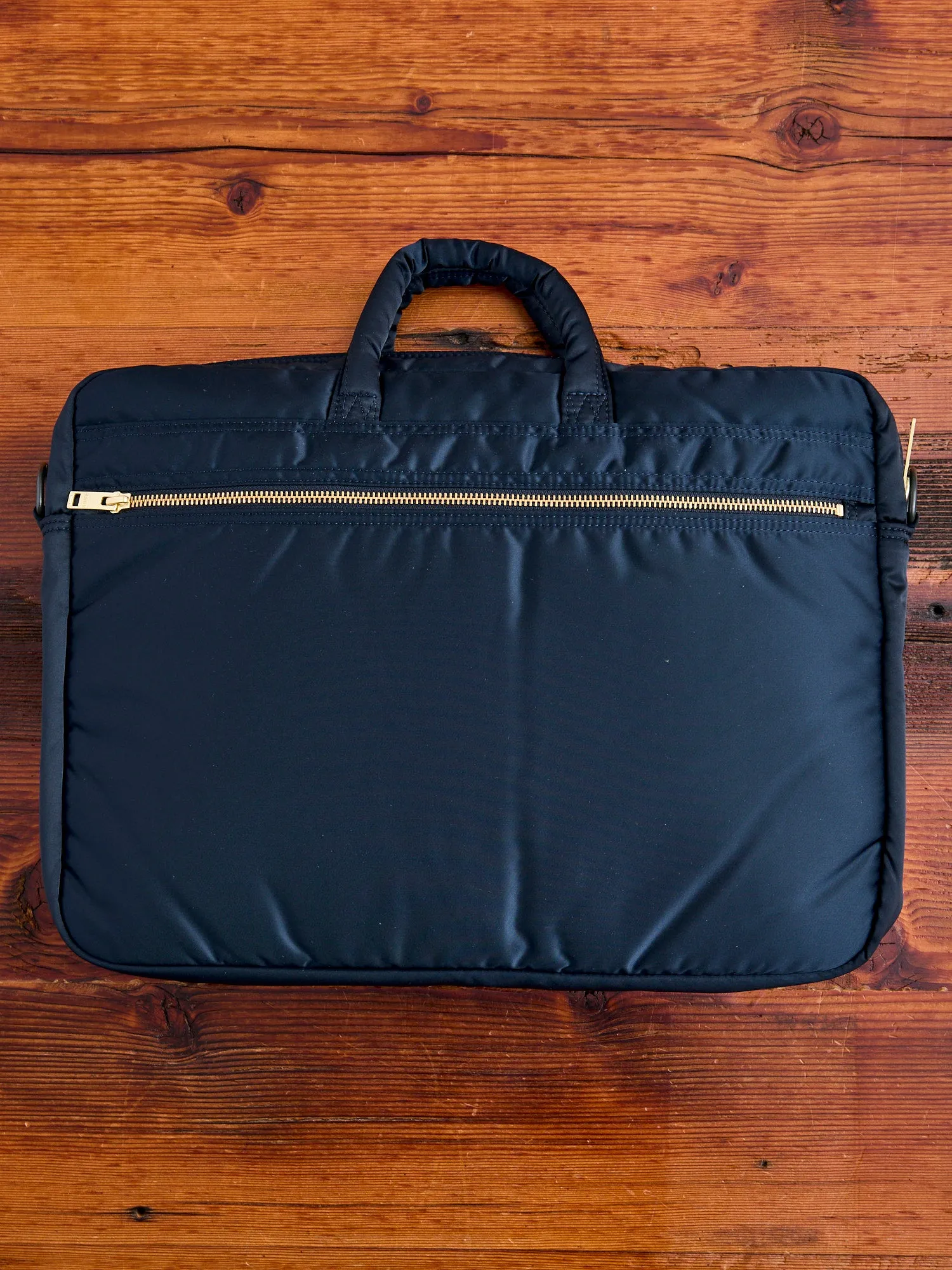 "Tanker" 2-Way Briefcase in Iron Blue