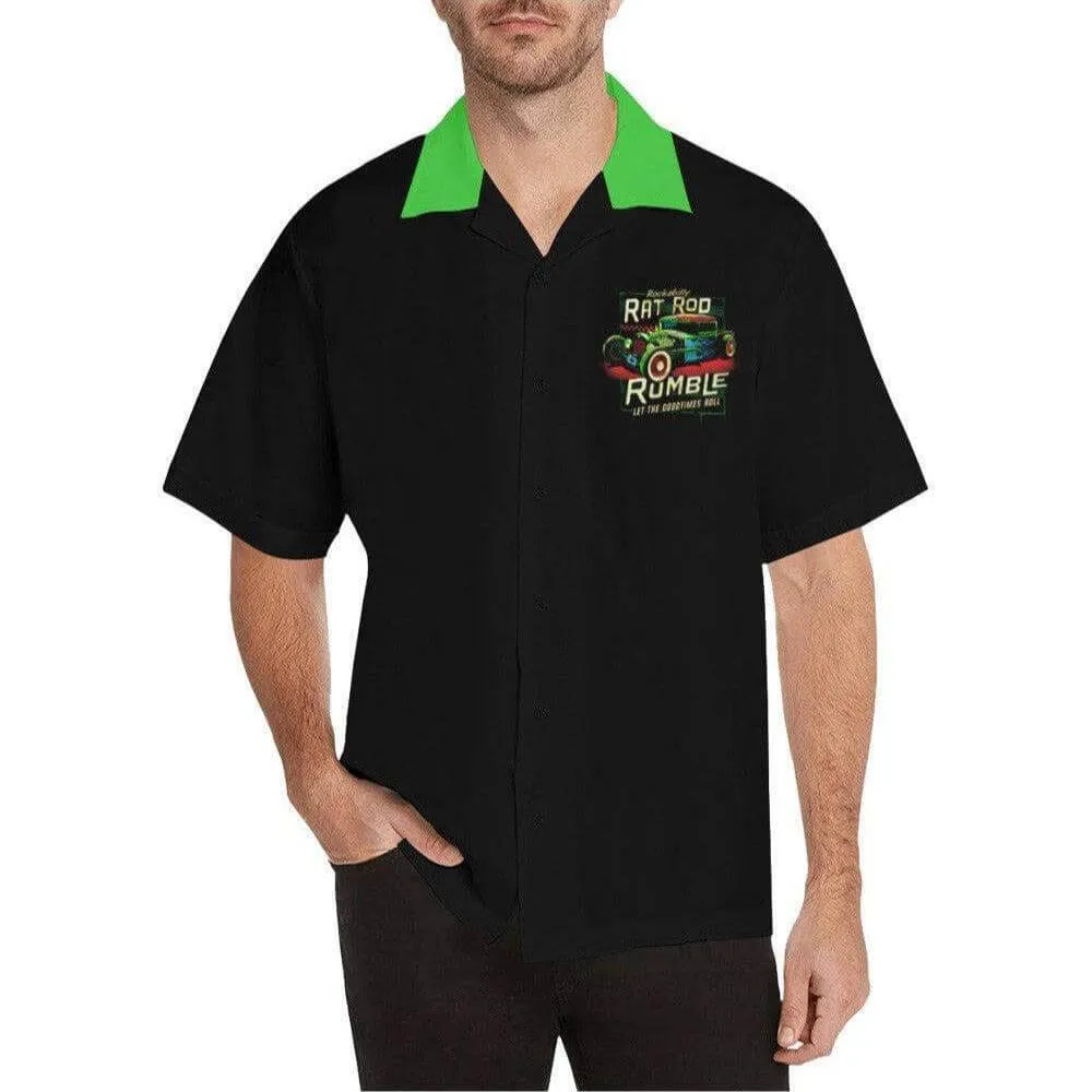 Rockabilly Ratrod Rumble Button Up Shirt