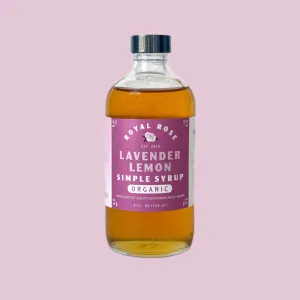 Royal Rose Lavender-Lemon Simple Syrup