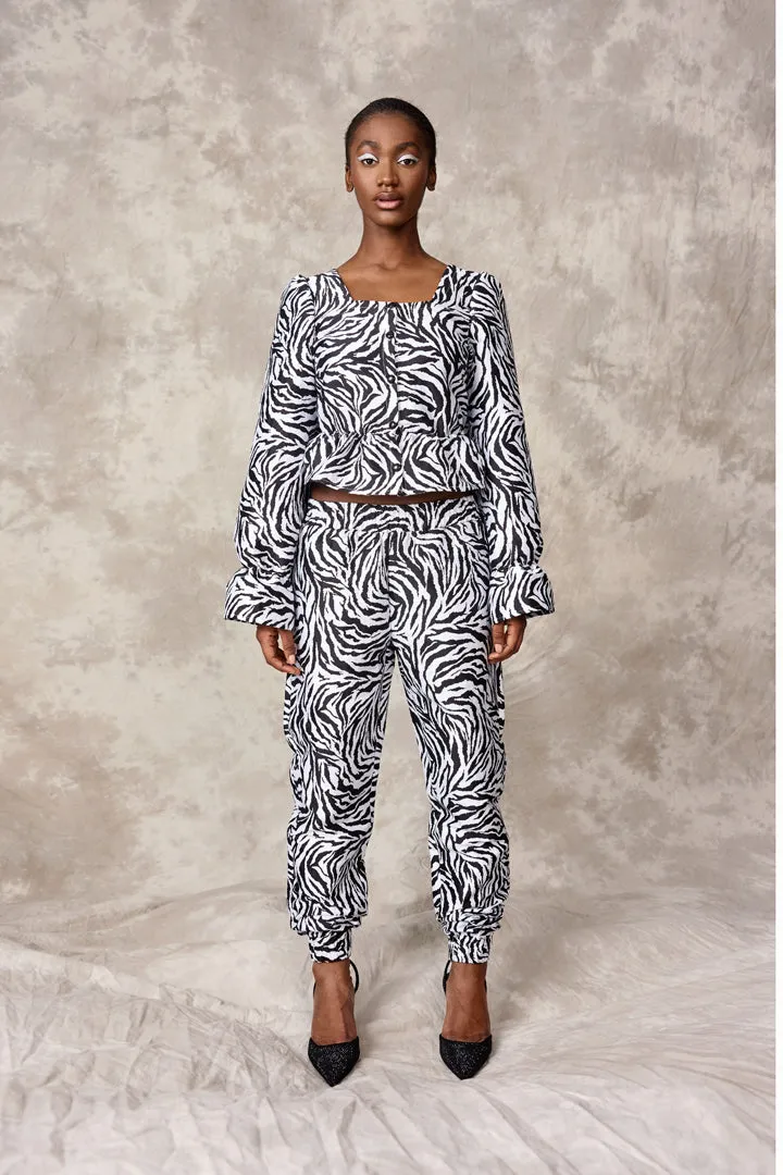 Savannah Pants - Zebra Striped