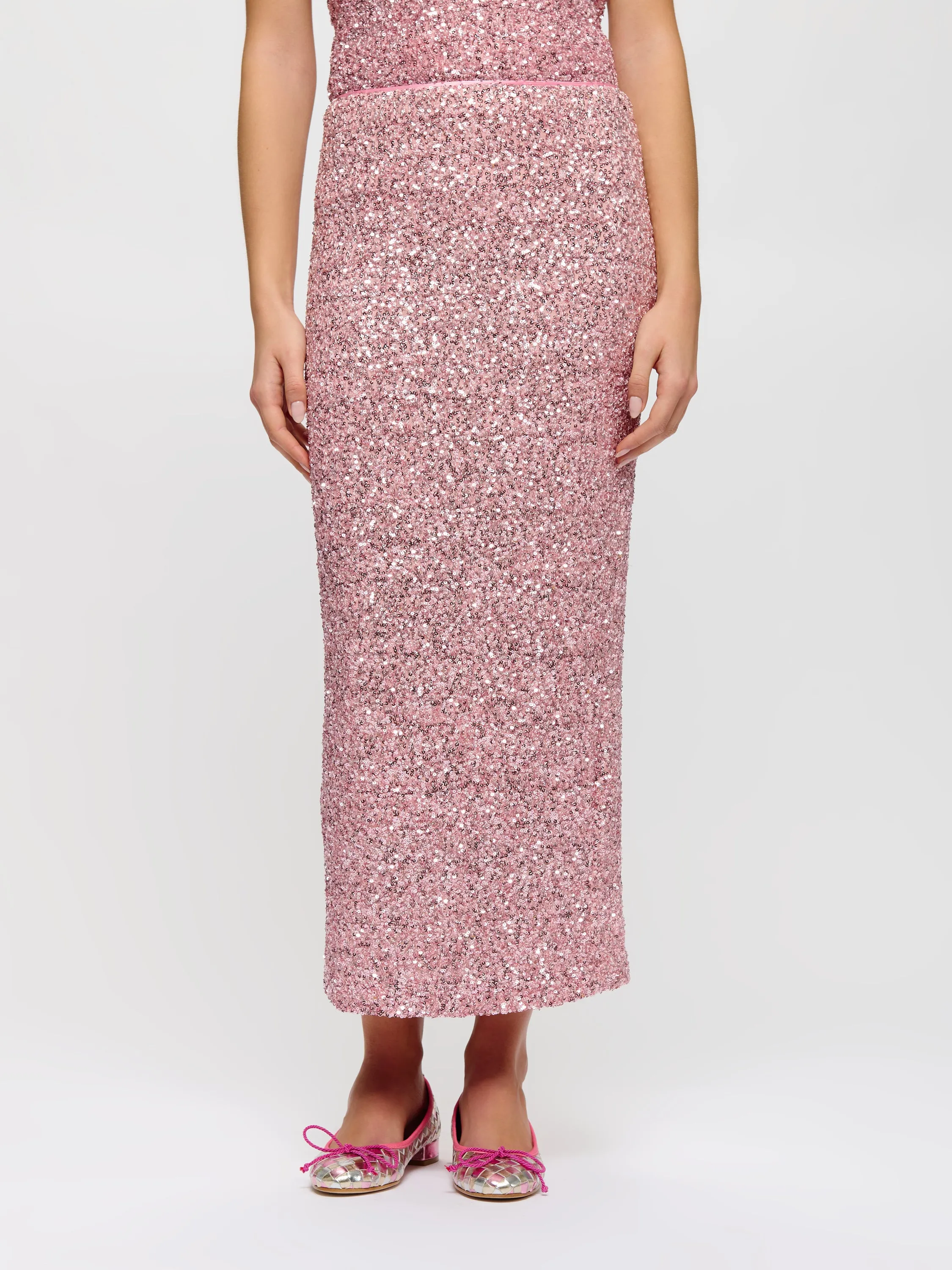 Sequins A-Line Skirt