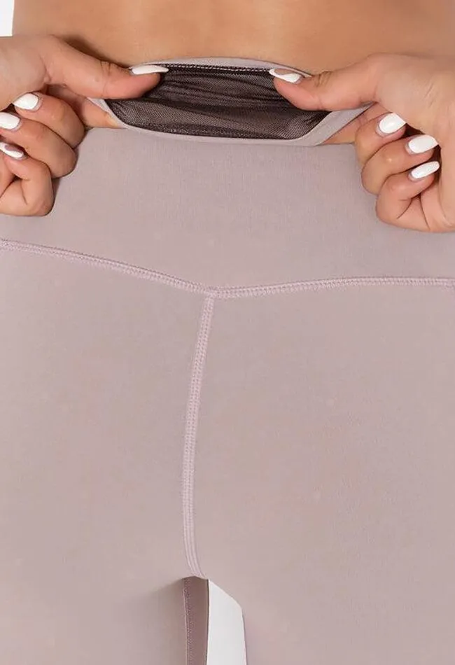 Solid Mid-Waist Pocket Legging - Simple