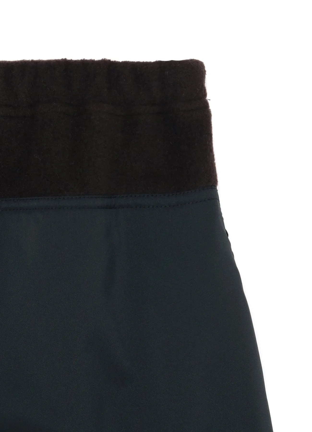 STRETCH TAFFETA   FLEECE SKIRT