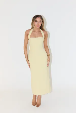 The Ultimate Muse Halter Neck Midi Dress