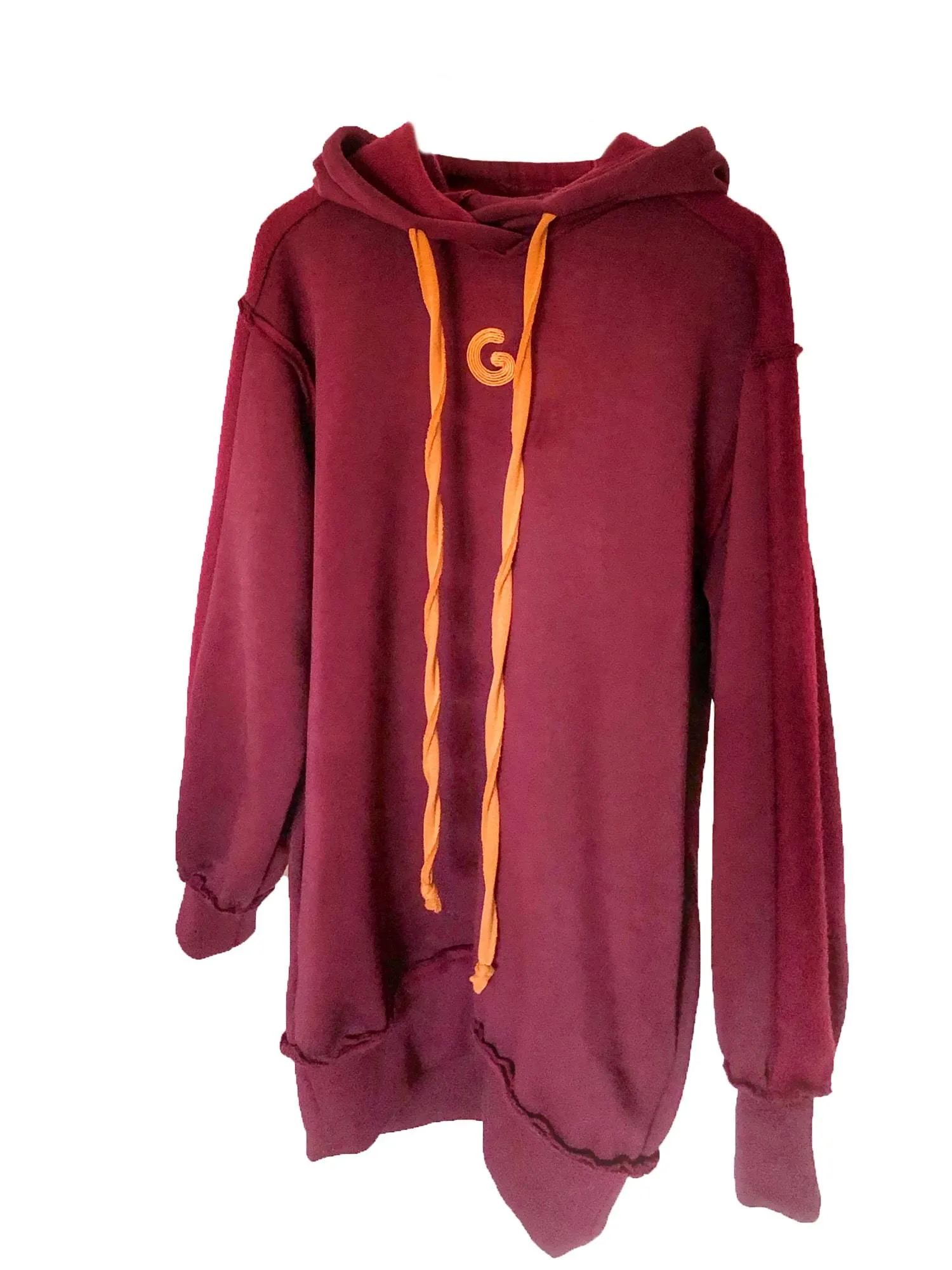 TheG Fresh Oversize Hoody Woman // merlot-orange