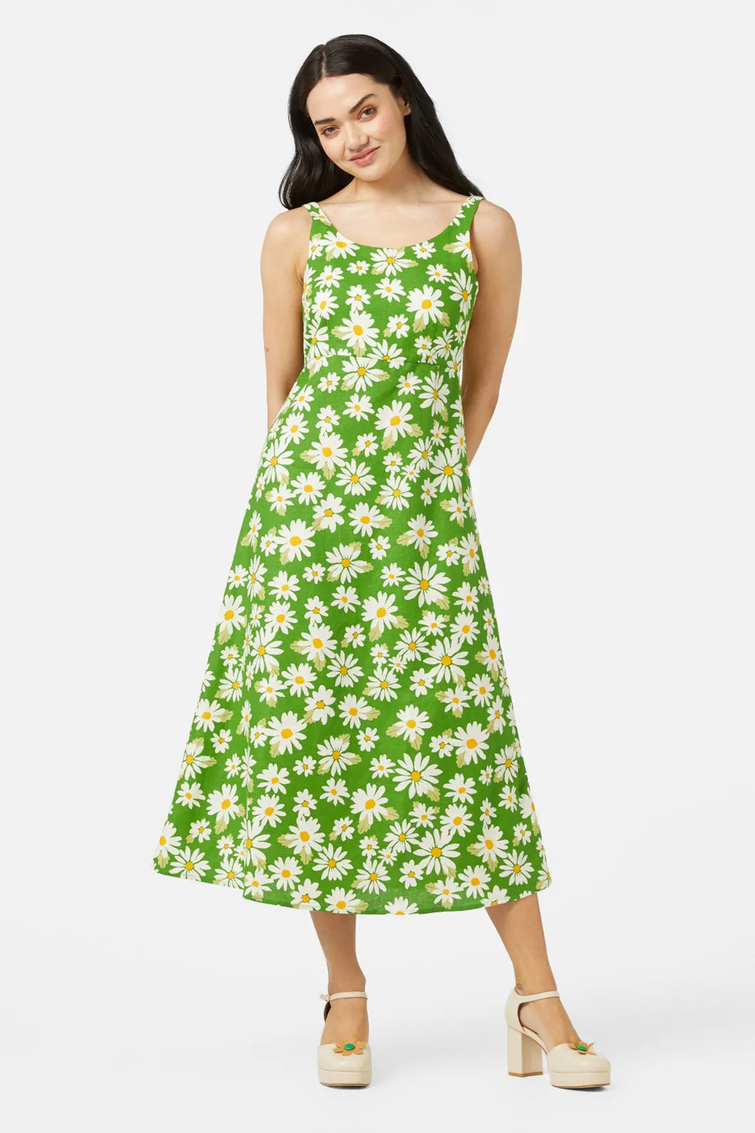 Wild Daisy Midi Dress